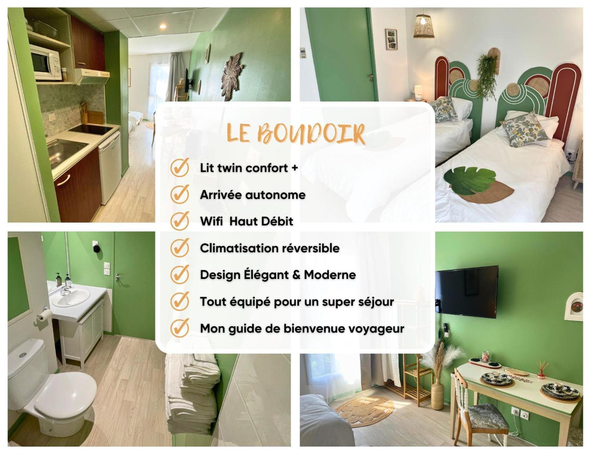 شقة Boudoir - Clim-Wifi-Twin-Gare لورد المظهر الخارجي الصورة